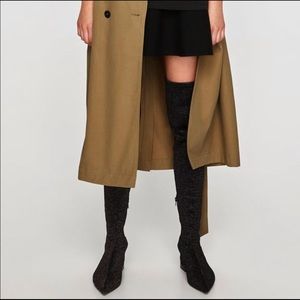 Zara over the knee fashion boots